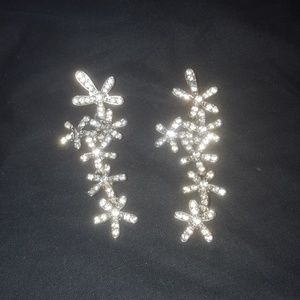 Sparkly drop earrings